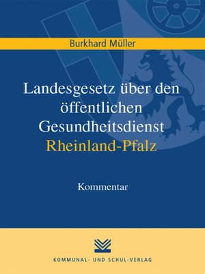 cover image of Landesgesetz über den öffentlichen Gesundheitsdienst Rheinland-Pfalz